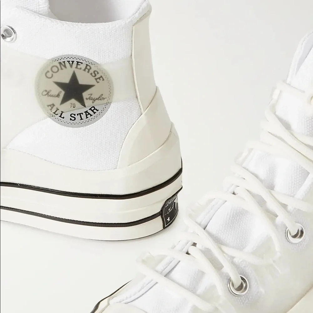 Converse Chuck 70 Utility Hi Shoes - White / Egret / Black - Picture 4 of 13